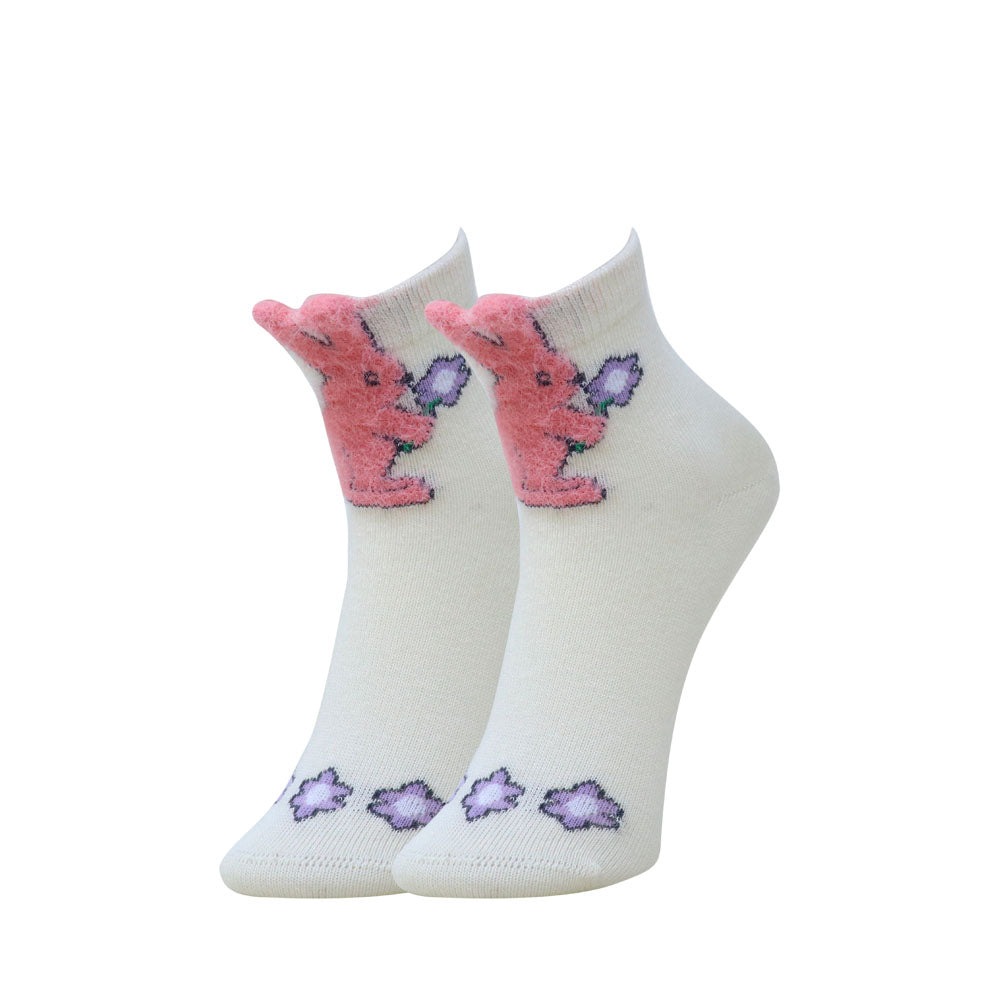 3pk Kids' Cartoon Design Socks