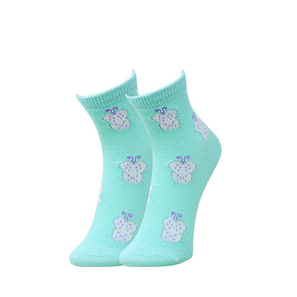 3pk Kids' Cartoon Design Socks