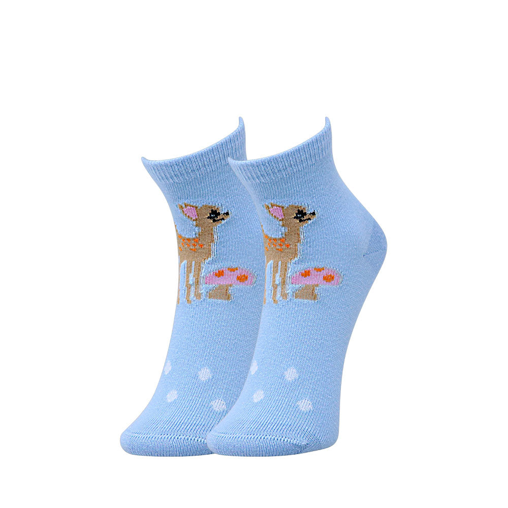 3pk Kids' Cartoon Design Socks