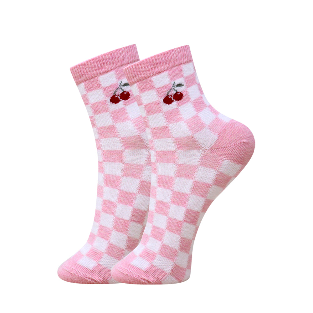 3 Pk Girls Cute Character & Pattern Crew Socks
