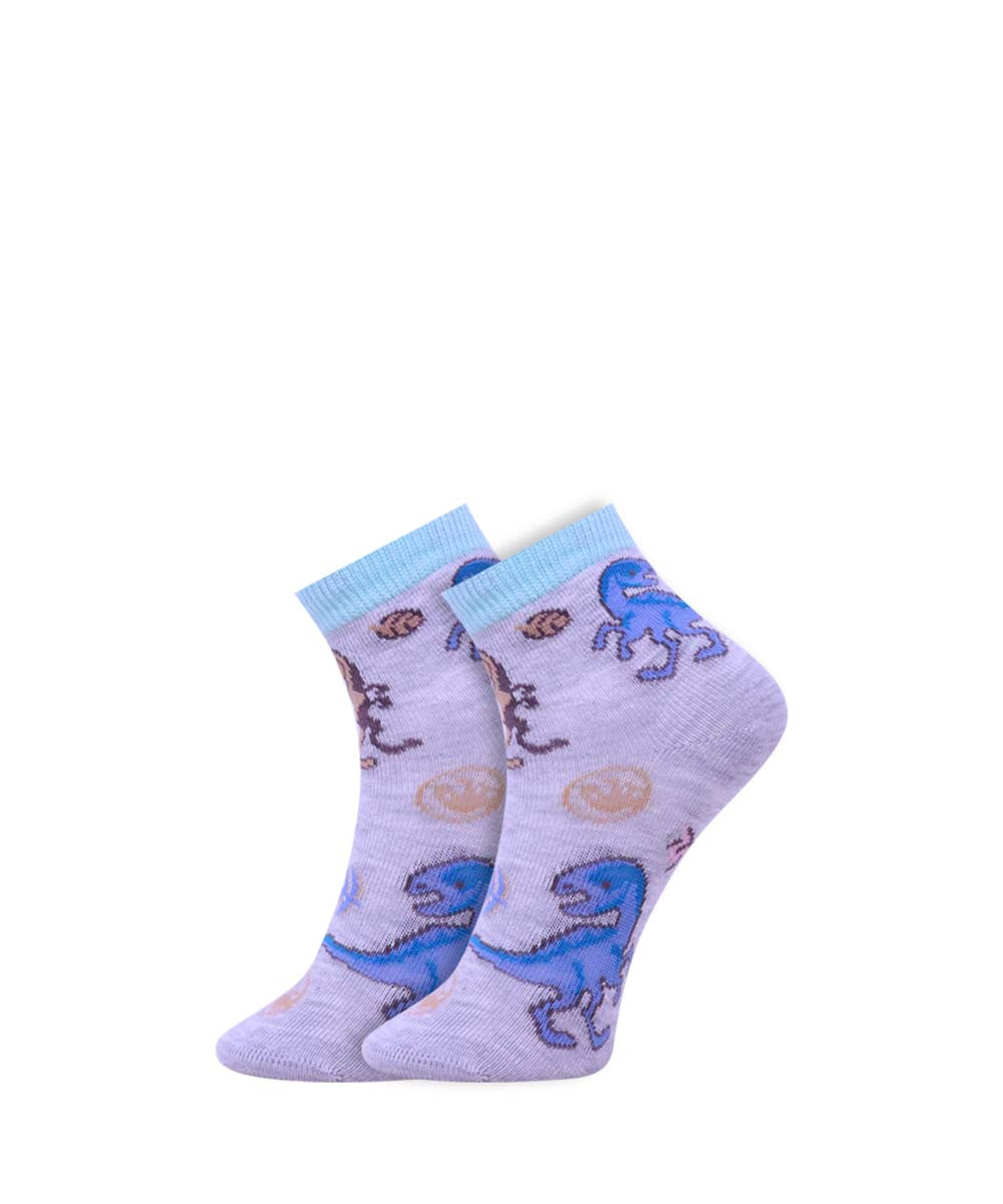 5pk Jurassic Daino Design Socks