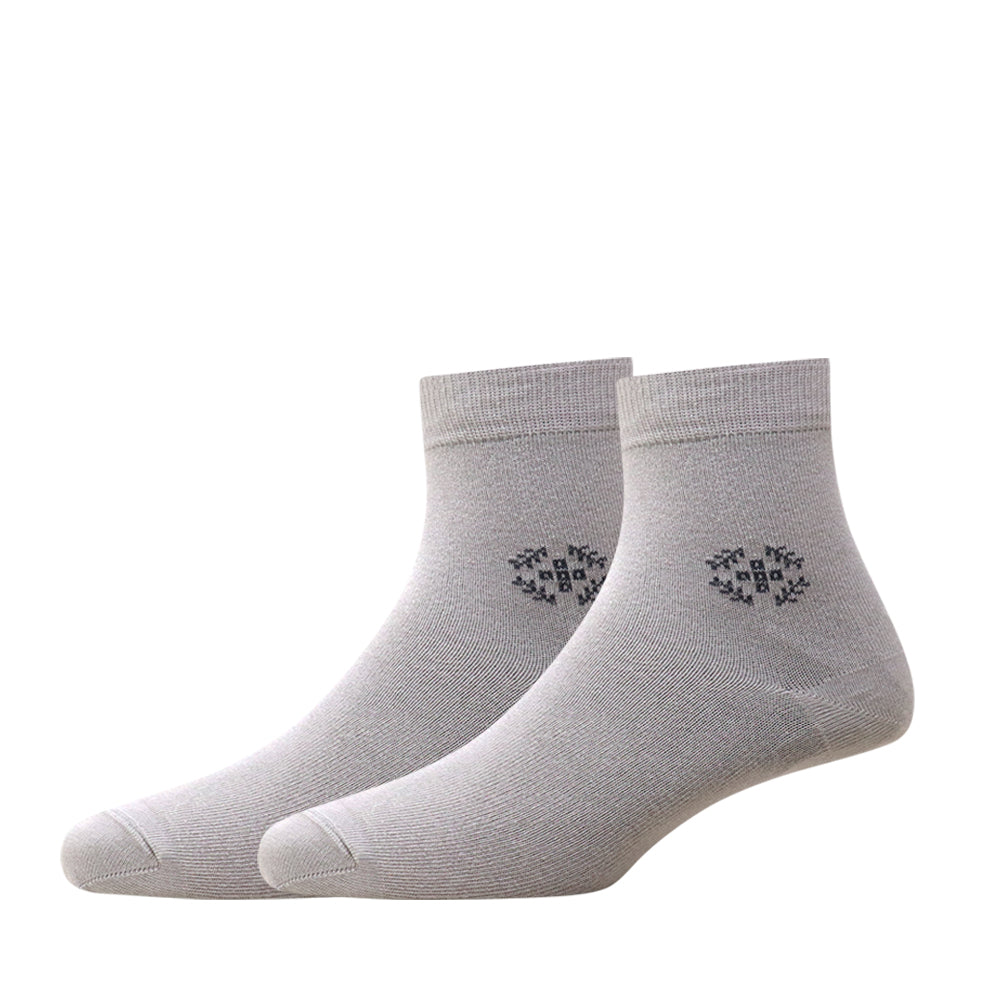 3 Pk Men's Premium Cotton Blend Solid Colour Socks