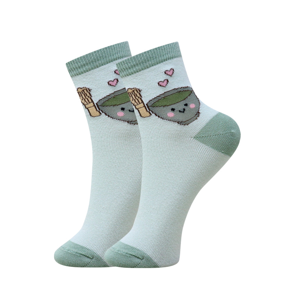 3 Pk Girls Cute Character & Pattern Crew Socks