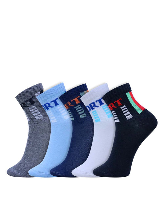 5 Pk Sports Design Socks