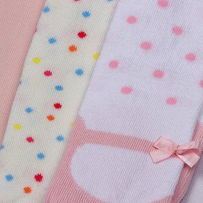 3 Pk Premium Girls Stretchable Cotton Tights