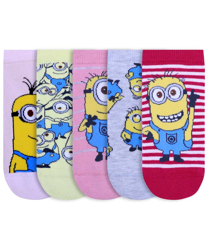 5pk Minions Design Socks