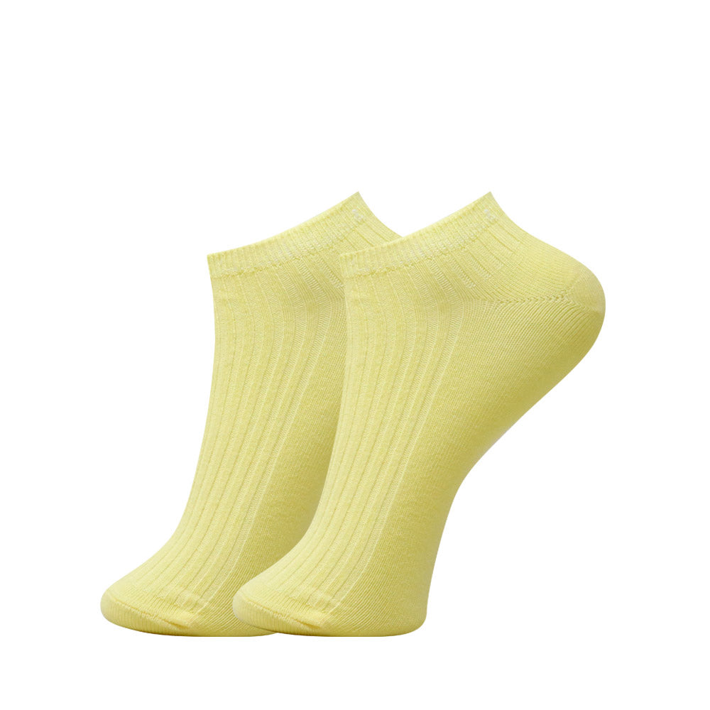 3 Pk Mustang Girls' Premium Cotton Ribbed No Show Socks