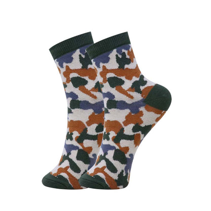 3pk Unisex Funky Printed Crew Socks