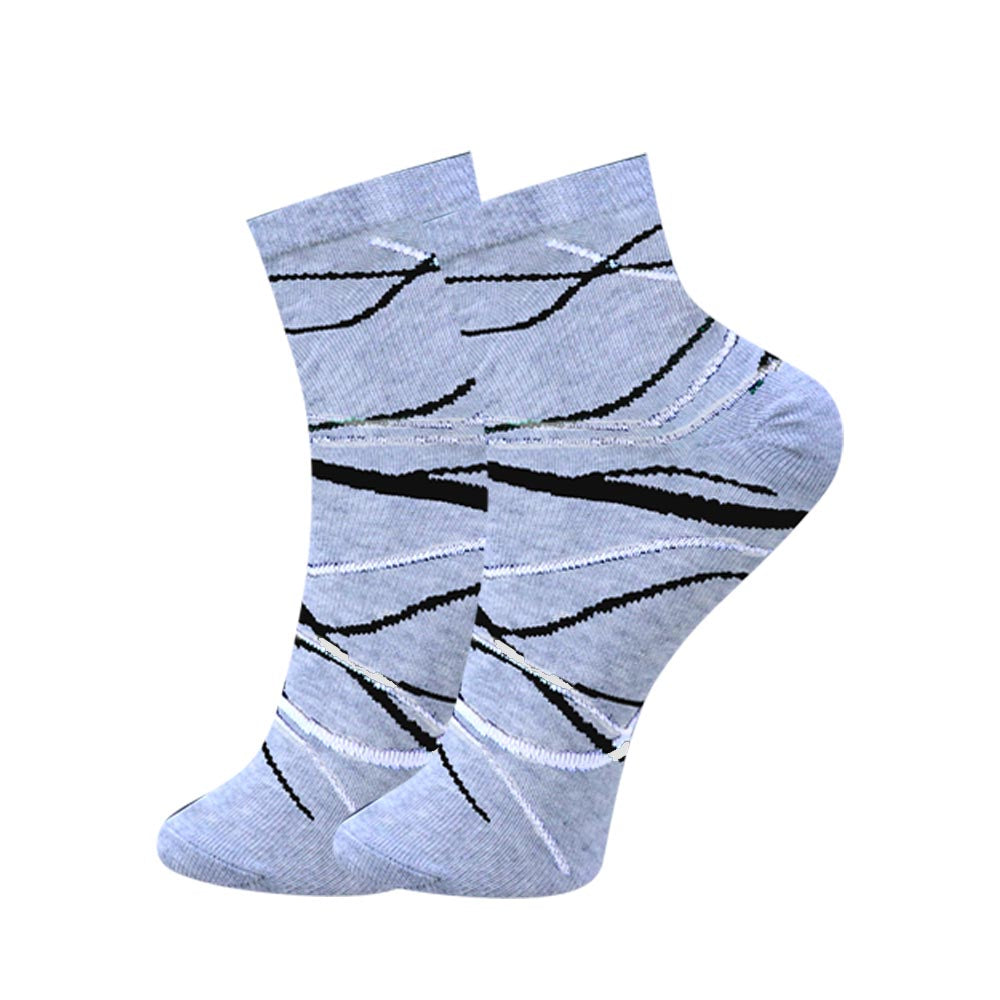 3pk Unisex Funky Printed Crew Socks