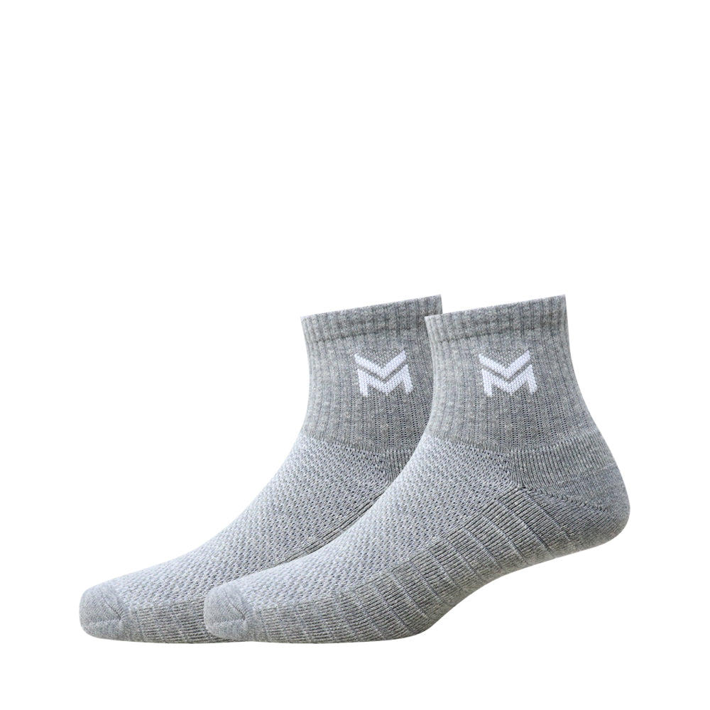 1 Pk Mustang Men’s Sports Socks – Breathable Grey Athletic Socks