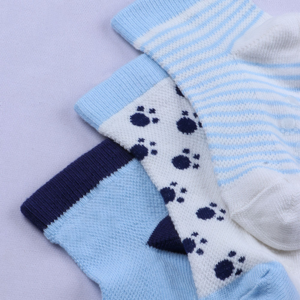 3pk Kids' Antiskid Socks