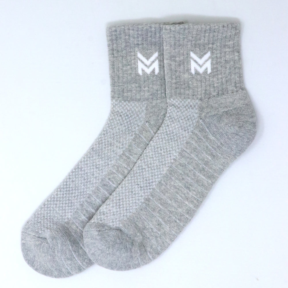1 Pk Mustang Men’s Sports Socks – Breathable Grey Athletic Socks