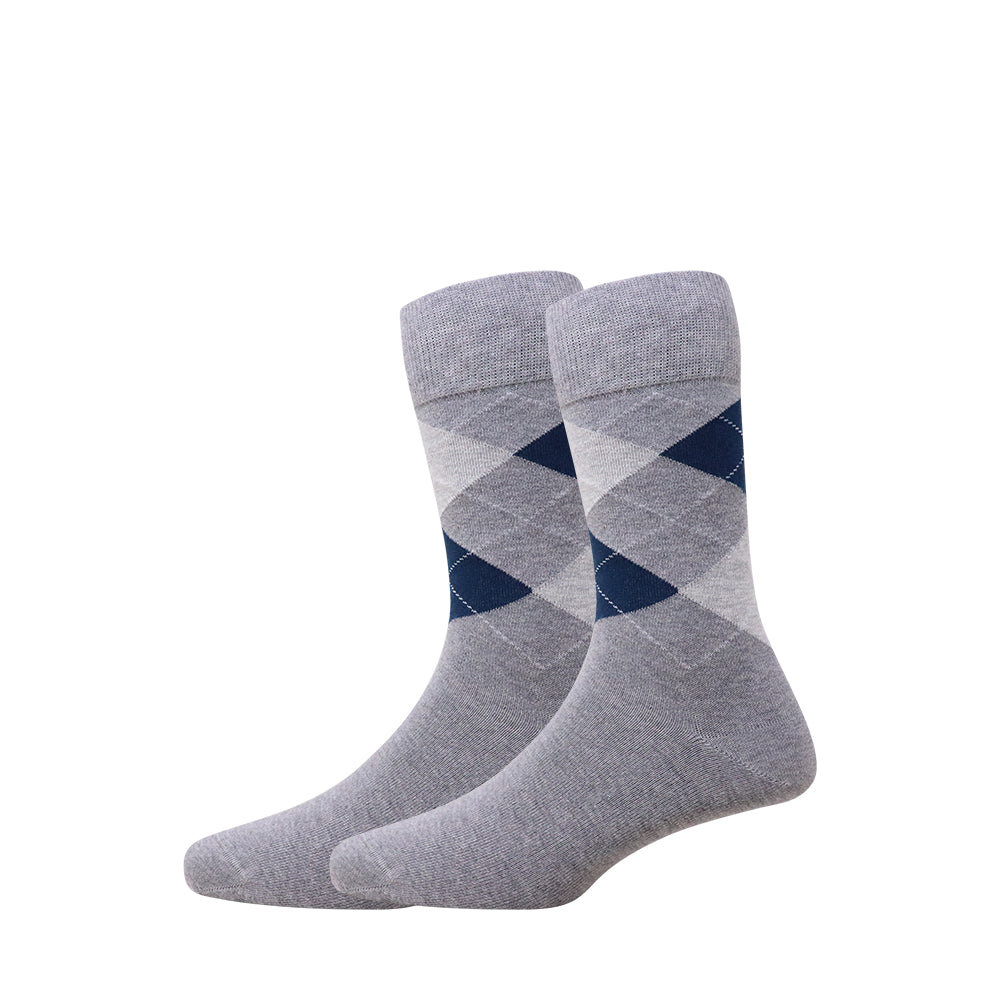 5 Pk Men's Classic Argyle Men’s Crew Socks
