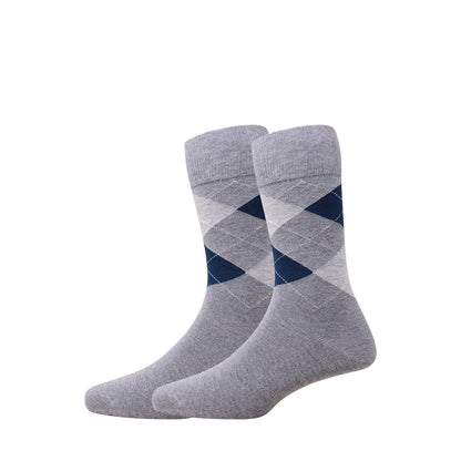 5 Pk Men's Classic Argyle Men’s Crew Socks