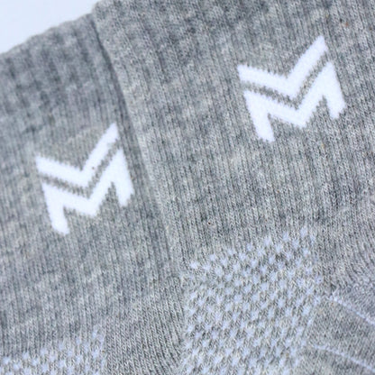 1 Pk Mustang Men’s Sports Socks – Breathable Grey Athletic Socks