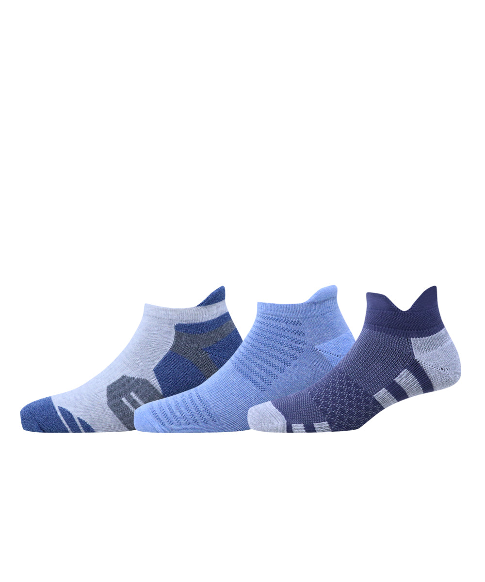 3pk Terry Design Sports Socks