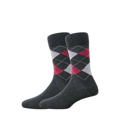 5 Pk Men's Classic Argyle Men’s Crew Socks