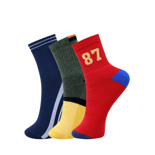 3pk Mix Design Terry Socks