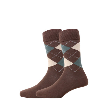 5 Pk Men's Classic Argyle Men’s Crew Socks