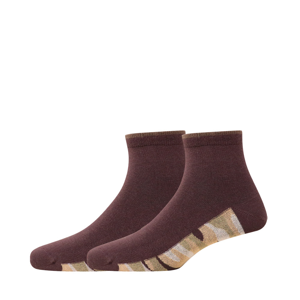 3 Pk Men's Solid Crew-Length Socks With Contrast Sole