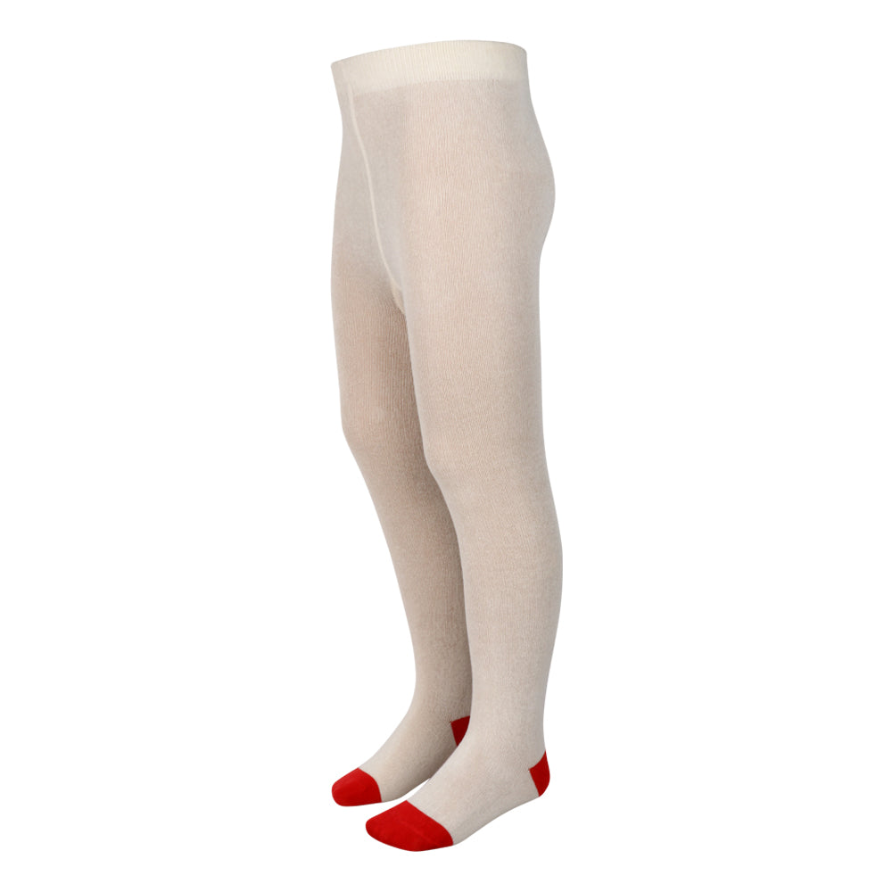 3 Pk Girls' Soft Cotton Pantyhose Tights- Breathable Full-Length Stockings