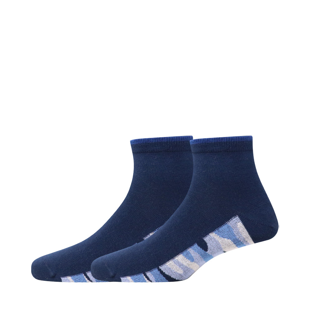3 Pk Men's Solid Crew-Length Socks With Contrast Sole
