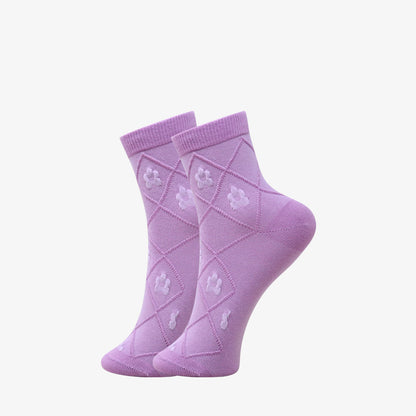3 Pk Women's Fashion Crew Socks Soft Cotton Blend Breathable Casual Socks