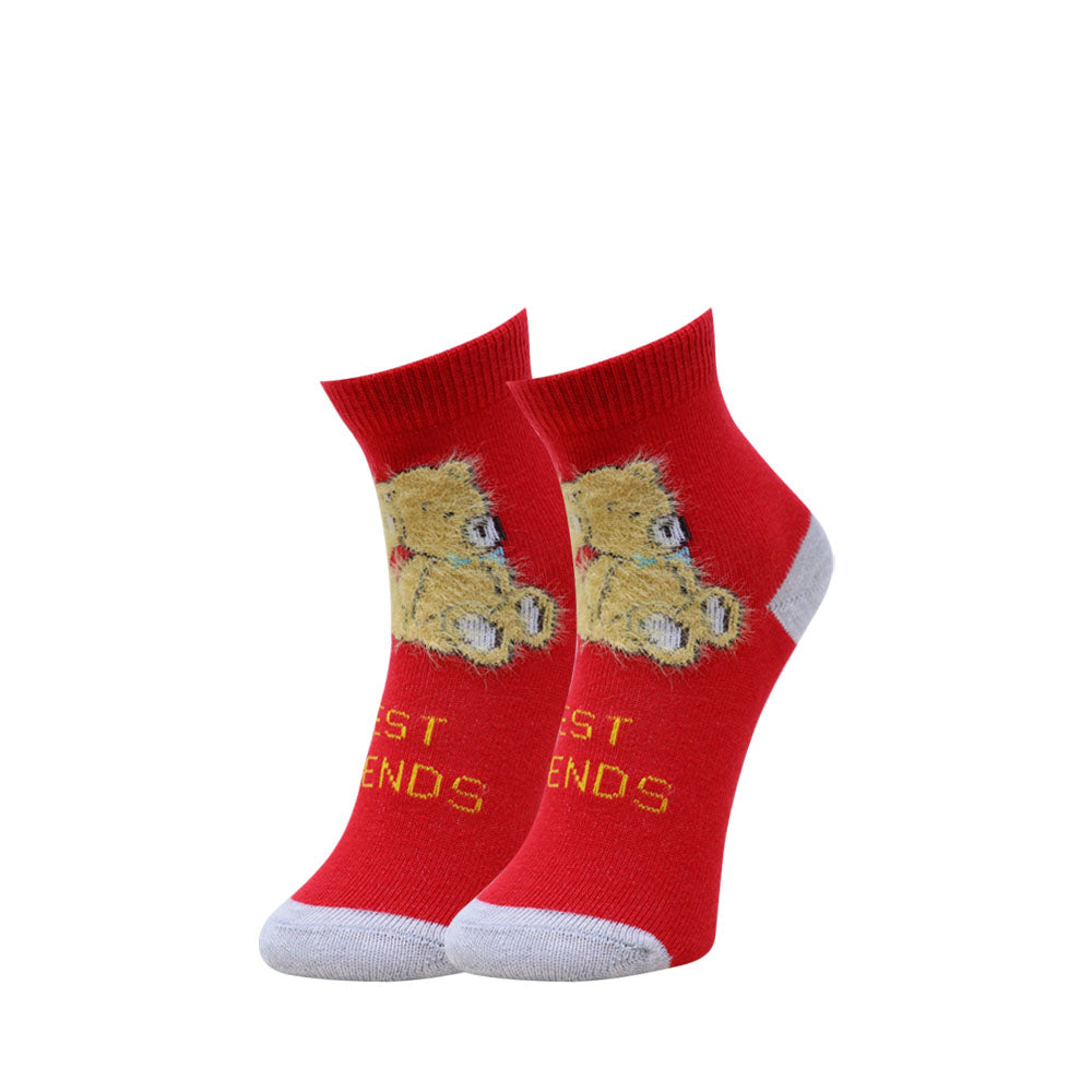 3 Pk Mustang Kids' Adorable Animal Print Socks