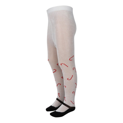 3 Pk Premium Kids' Cotton Pantyhose - Breathable Stretch Footed Tights
