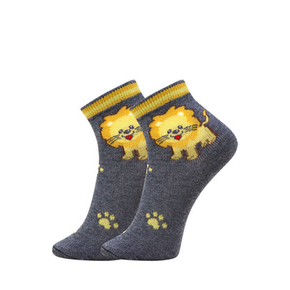 3Pk Mustang Kids Cute Animal Socks