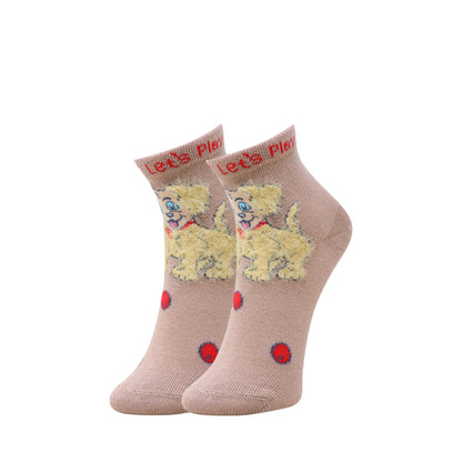 3Pk Mustang Kids Cute Animal Socks