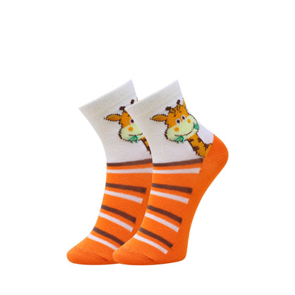 3Pk Mustang Kids Cute Animal Socks