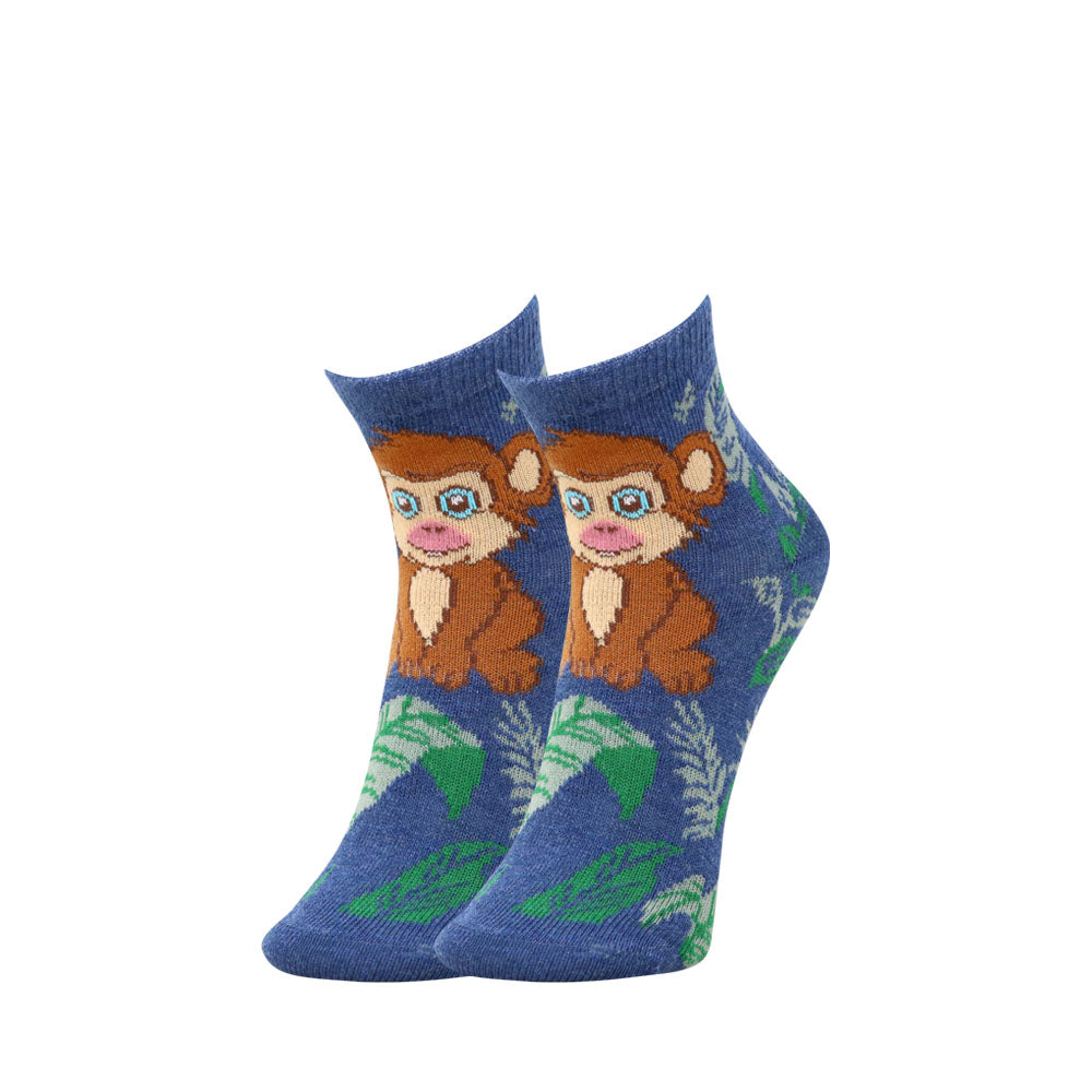 3Pk Mustang Kids Cute Animal Socks