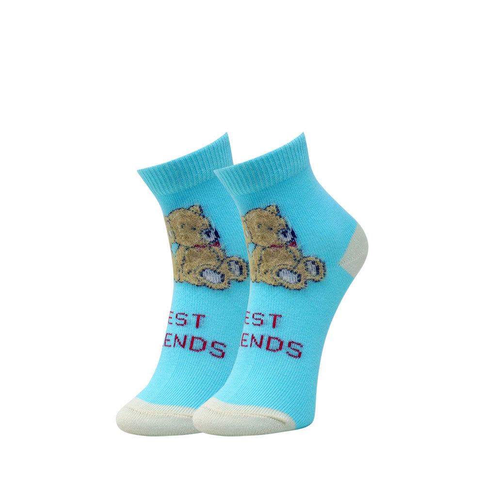 3Pk Mustang Kids Cute Animal Socks