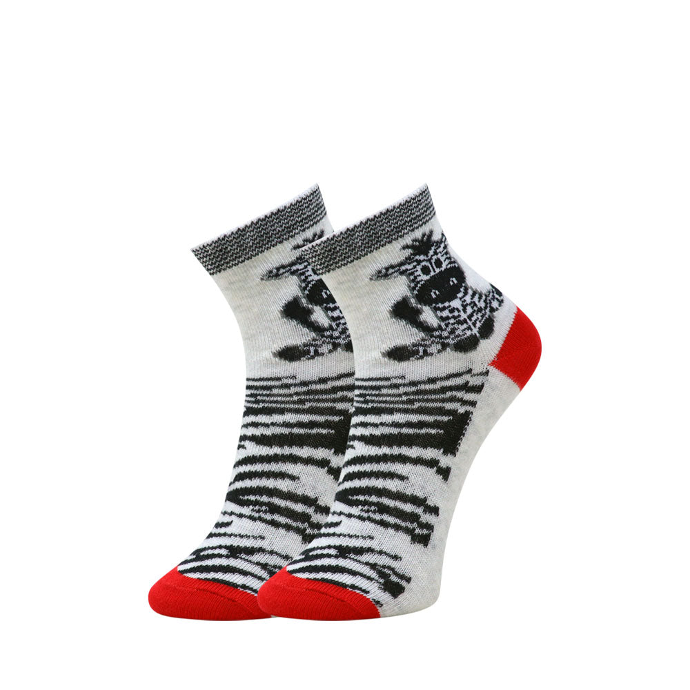 3Pk Mustang Kids Cute Animal Socks