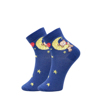 3Pk Mustang Kids Cute Animal Socks