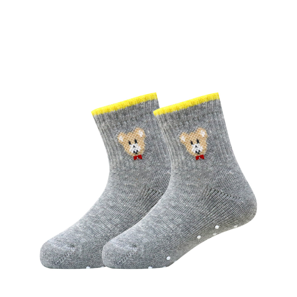 3 Pk Mustang Kids Cartoon Bear Cotton Socks