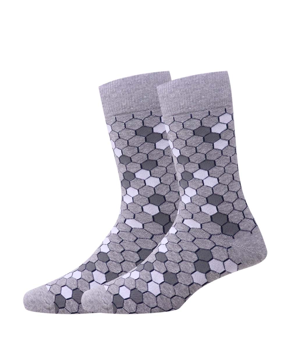 3pk Cotton Rich Design Combo Socks