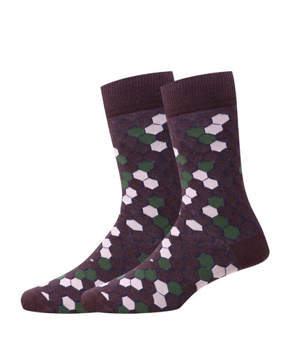 3pk Cotton Rich Design Combo Socks